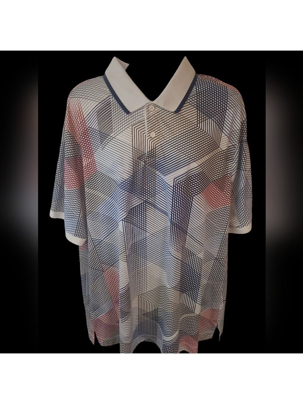 Perry Ellis Motion Men's Short Sleeve Polo Shirt Size 3X
